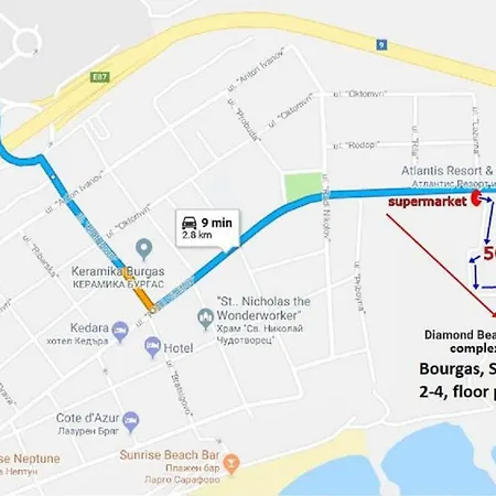 Apartment Diamond №1 - Relax Views Sea And Pool Burgas