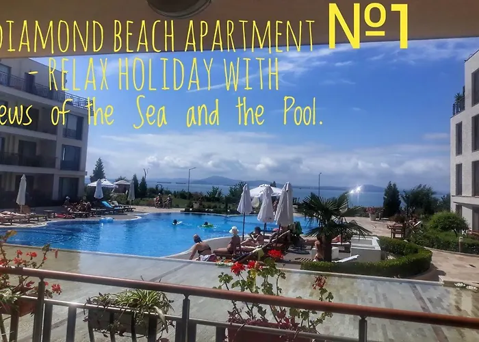 Апартамент Diamond №1 - Relax Views Sea And Pool *